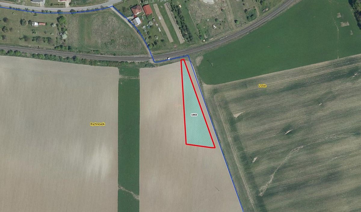 Prodej pole 3112 m², Rychnovek – fotka 1 z 3