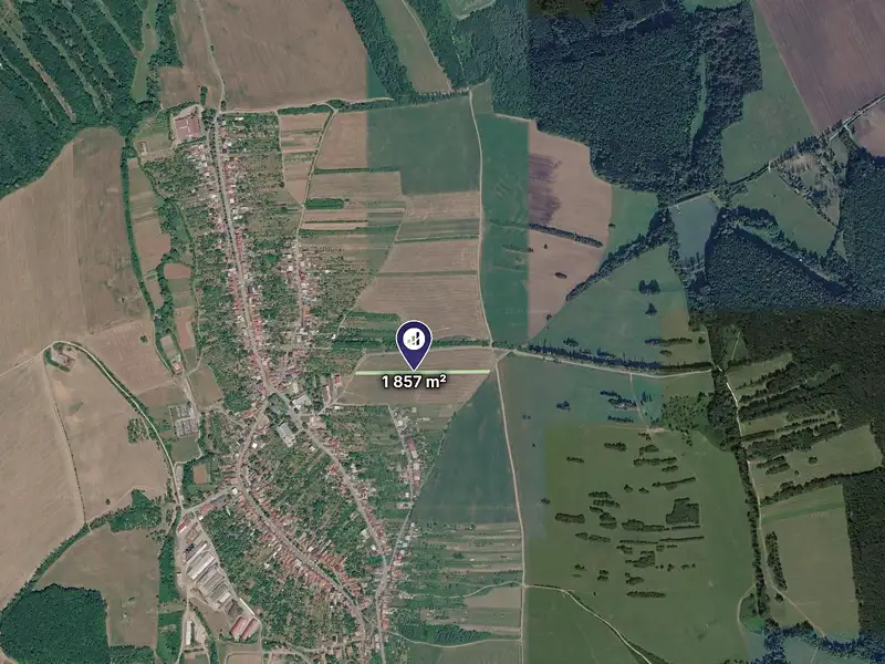 Prodej stavebního pozemku 1857 m², Korytná – náhled fotky 2