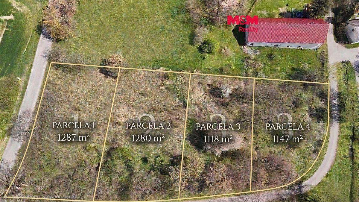 Prodej stavebního pozemku 1147 m², Liptaň – fotka 1 z 3
