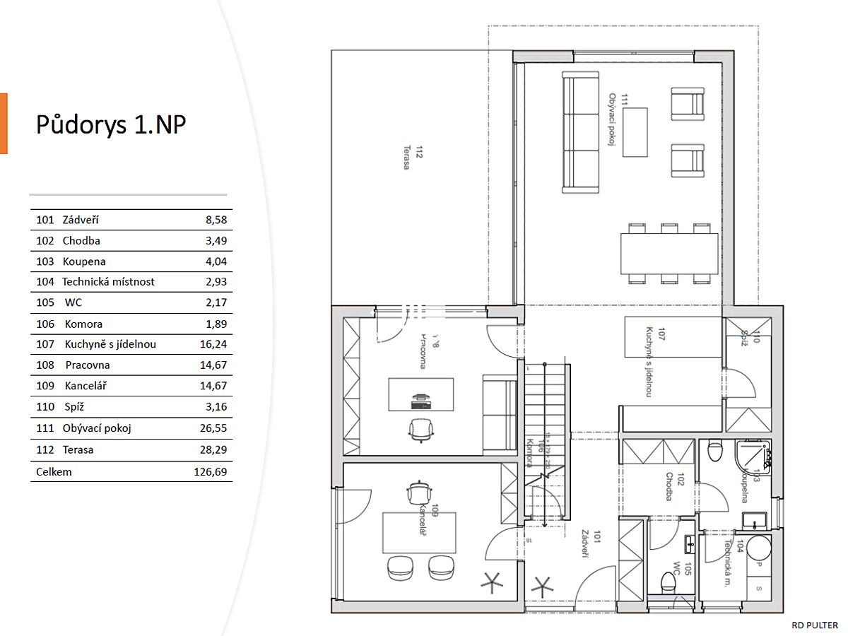 Prodej rodinného domu 168 m², pozemek 550 m² – fotografie 2