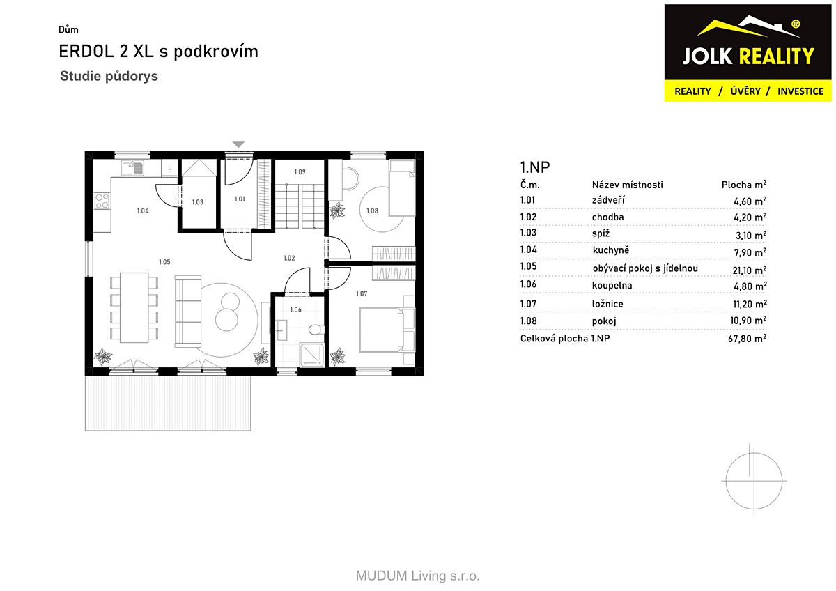 Prodej rodinného domu 96 m², pozemek 751 m² – fotografie 5