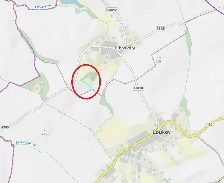 Prodej pole 2250 m², Loukov – náhled fotky 1