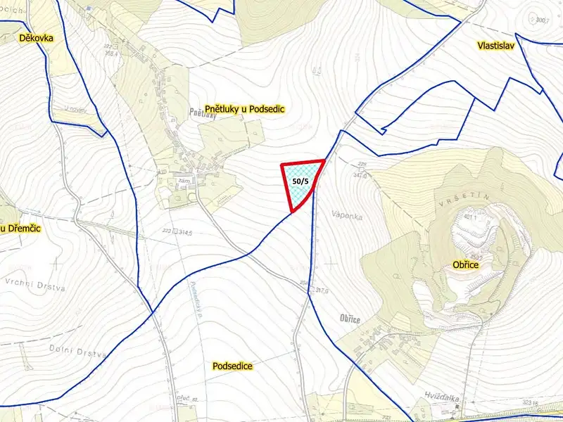 Prodej pole 16077 m², Podsedice – náhled fotky 3