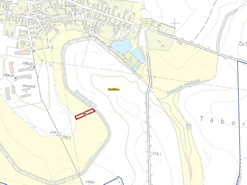 Prodej louky 1816 m², Chotěšice – náhled fotky 3