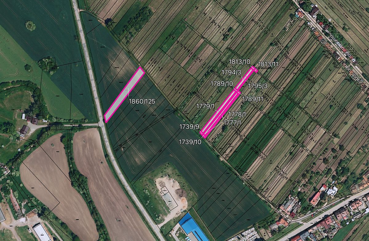 Prodej pole 13951 m²