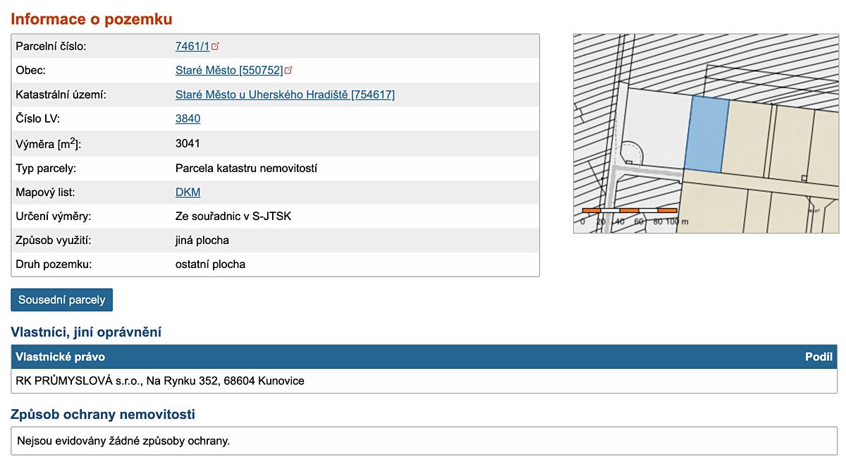 Prodej komerčního pozemku 3041 m² – fotografie 2