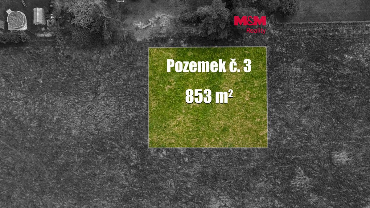 Prodej stavebního pozemku 853 m²