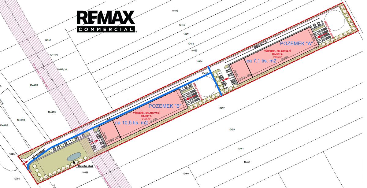 Prodej komerčního pozemku 10506 m² – fotografie 2