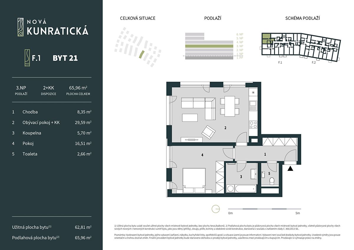 Prodej bytu 2+kk 62 m² – fotografie 2