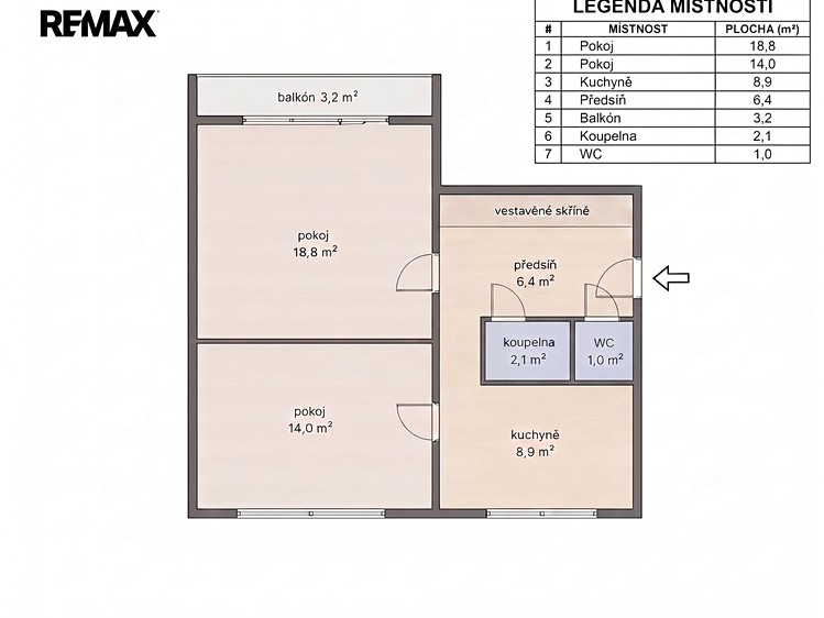 Wohnung 2+1 zum Kauf, 52 m² (23 von 29)