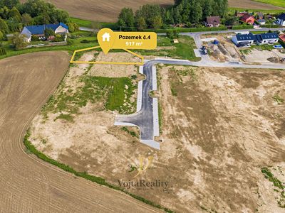 Prodej stavebního pozemku 917 m²