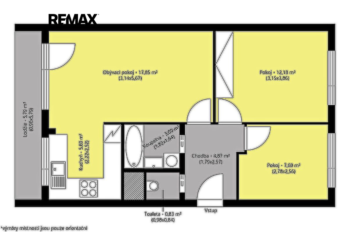 Prodej bytu 3+kk 61 m² – fotografie 2