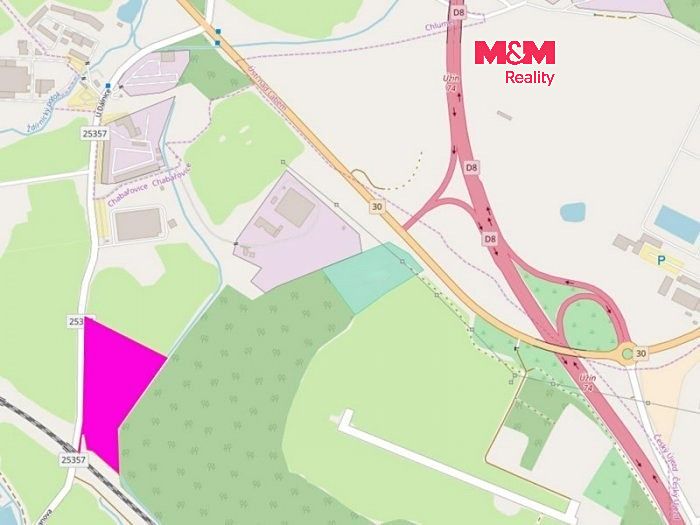 Prodej pozemku 26584 m², Chabařovice – fotka 1 z 3