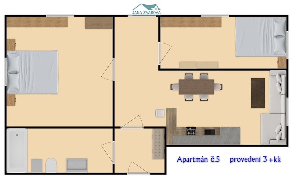 Prodej bytu 3+kk 71 m² – fotografie 4