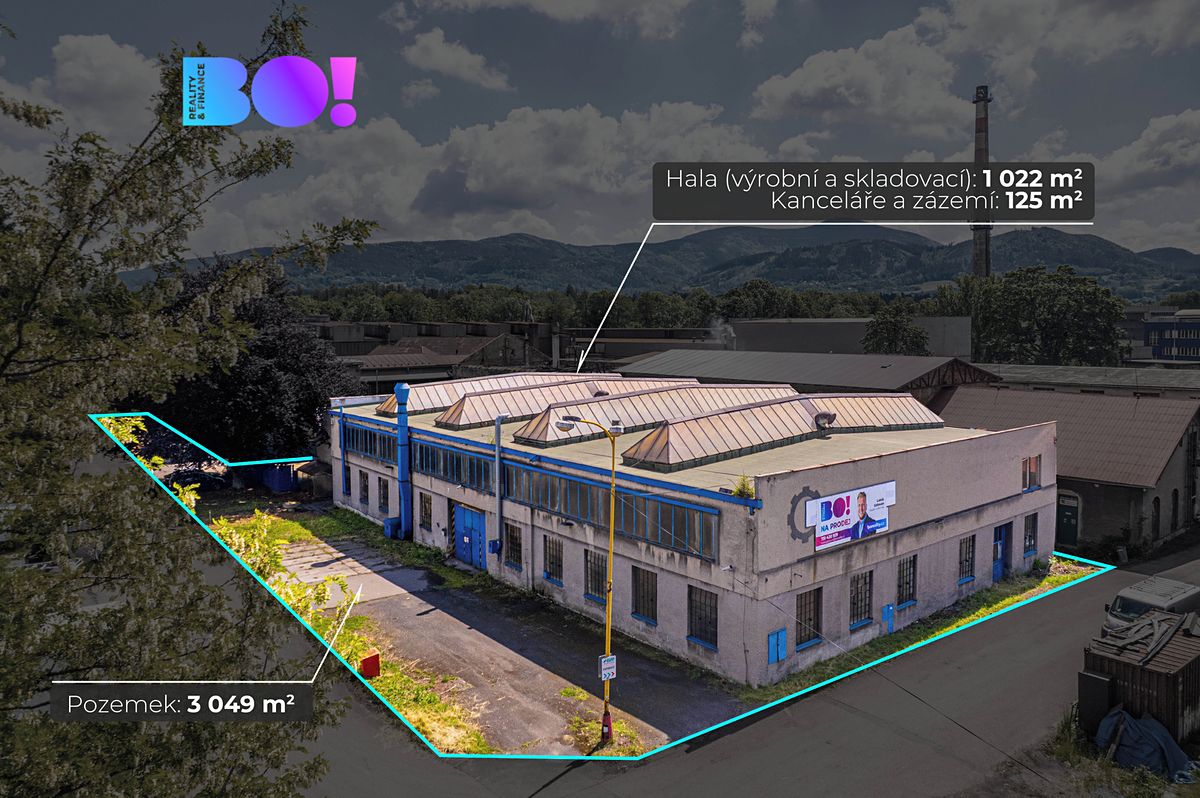 Prodej skladového prostoru 1147 m²