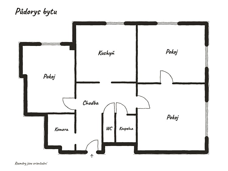 Prodej bytu 3+1, 74 m² (14 z 14)