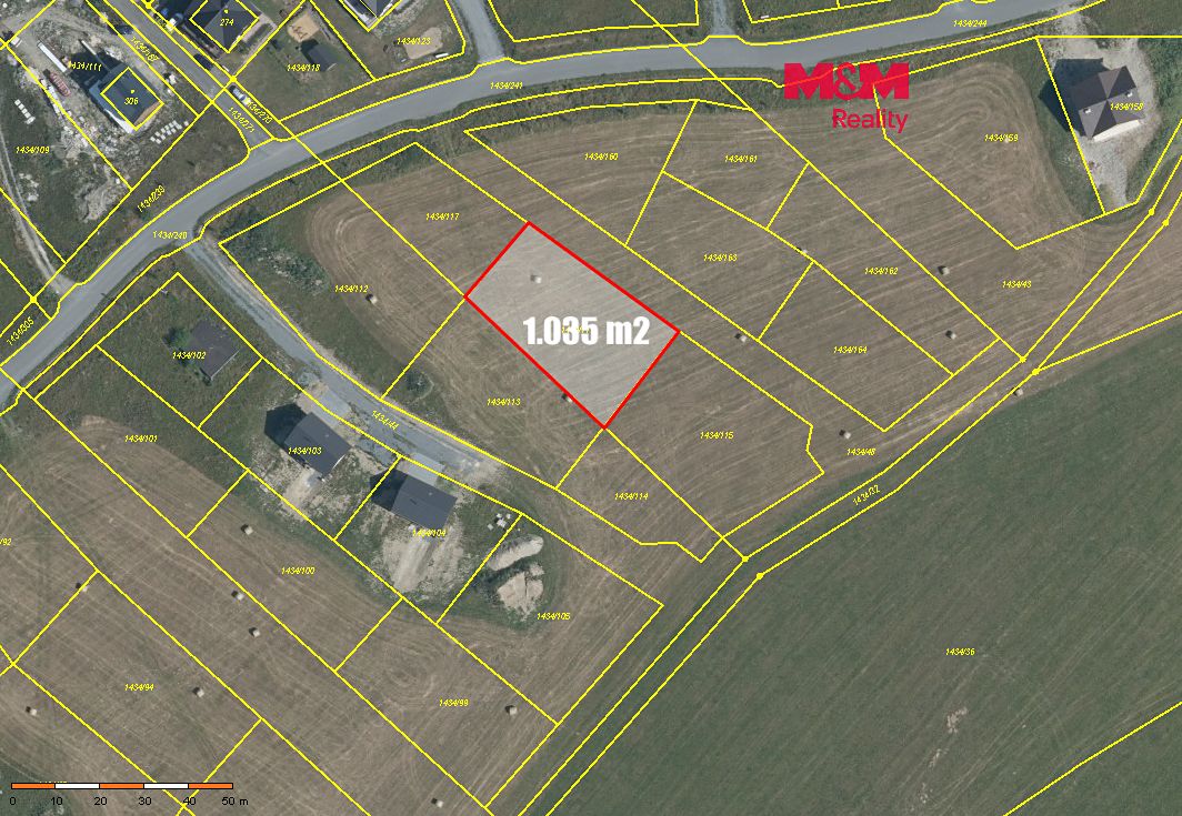 Prodej stavebního pozemku 1035 m², Václavov u Bruntálu – fotka 1 z 3