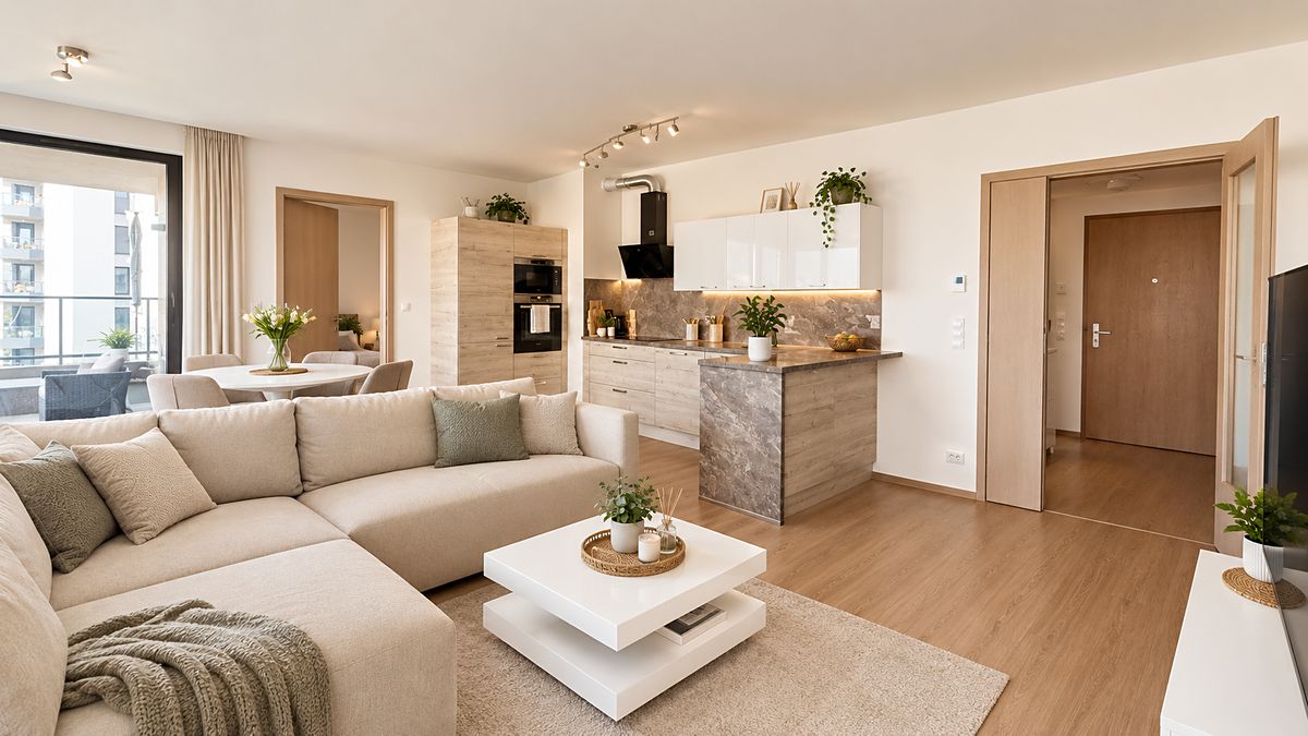 Pronájem bytu 2+kk 60 m²