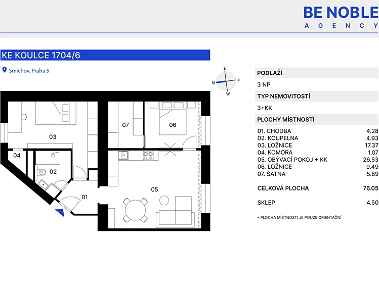 Квартира 3+kk на продаж, 76 м² (2 з 38)