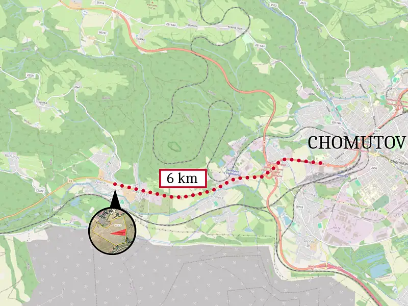 Prodej stavebního pozemku 6321 m², Málkov – náhled fotky 3