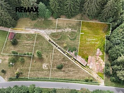 Prodej stavebního pozemku 1387 m²