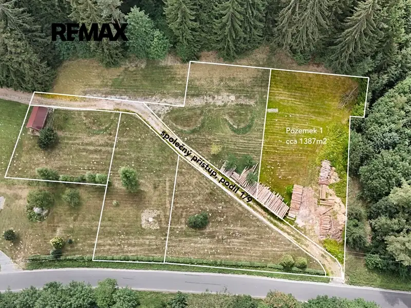 Prodej stavebního pozemku 1387 m², Borušov – náhled fotky 1