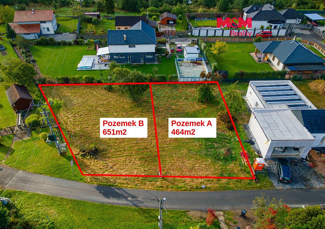Prodej stavebního pozemku 1115 m²