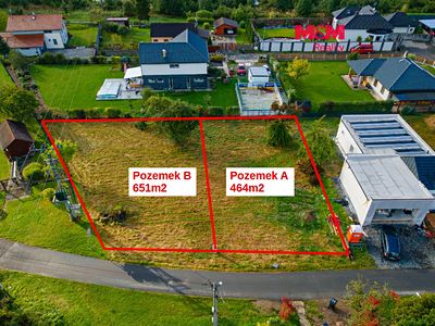 Prodej stavebního pozemku 1115 m²