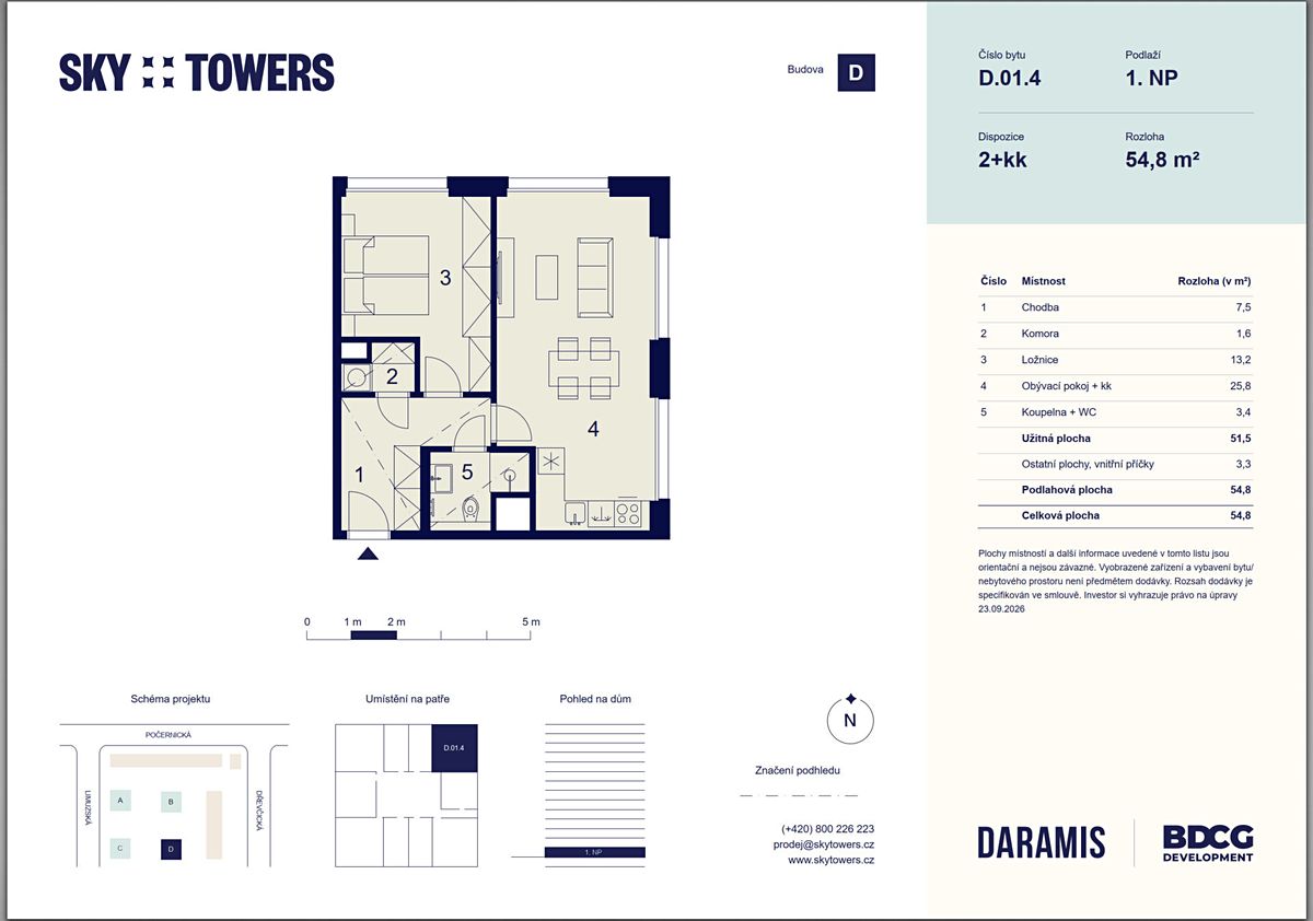 Prodej bytu 2+kk 51 m² – fotografie 4