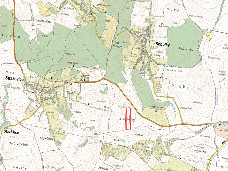 Prodej pole 10746 m², Sobůlky – náhled fotky 2