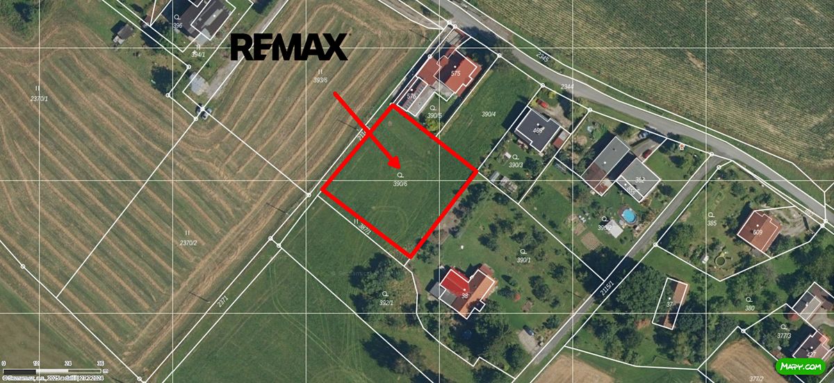 Prodej stavebního pozemku 1676 m²
