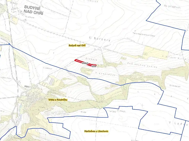Prodej pole 7769 m², Budyně nad Ohří – náhled fotky 3