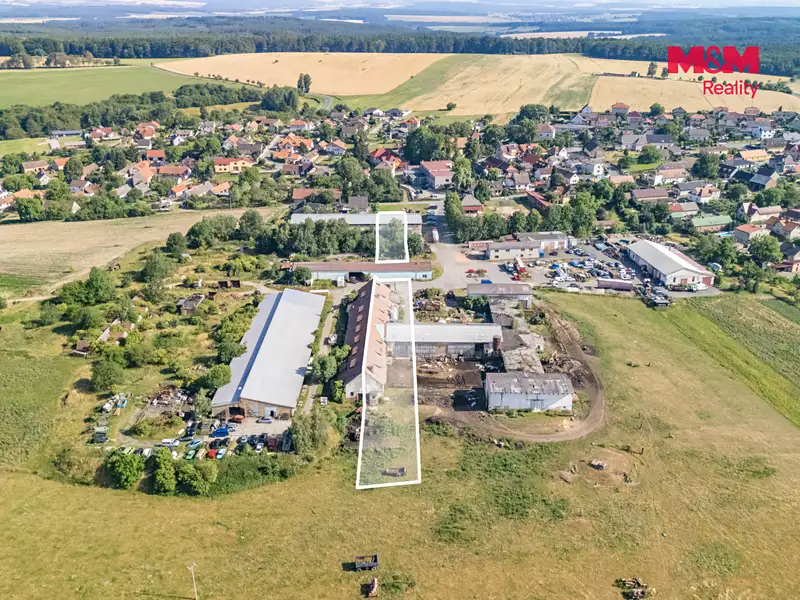Prodej komerčního pozemku 3014 m², Obora – náhled fotky 2