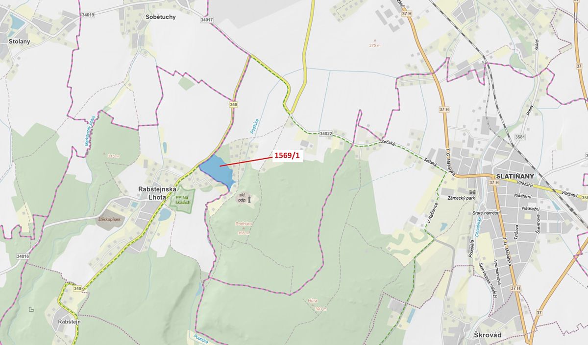 Dražba lesa 59928 m², Chrudim – fotka 1 z 3