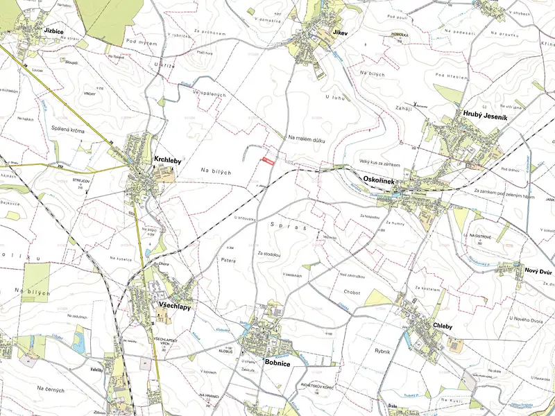 Prodej pole 4388 m², Bobnice – náhled fotky 3