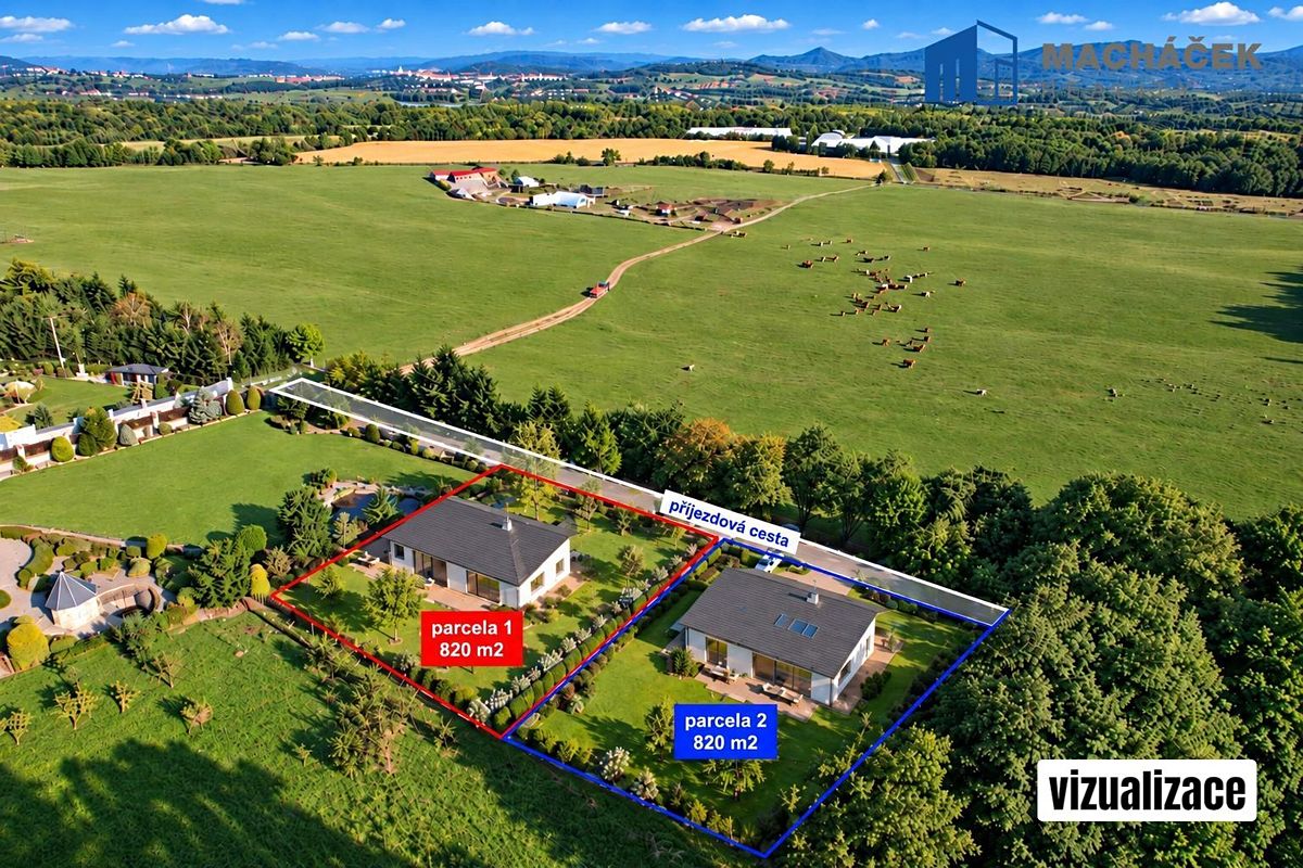 Prodej stavebního pozemku 820 m² – fotografie 3