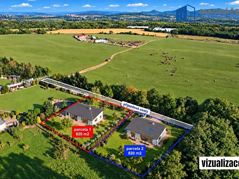 Prodej stavebního pozemku 820 m², Háj u Duchcova – náhled fotky 3