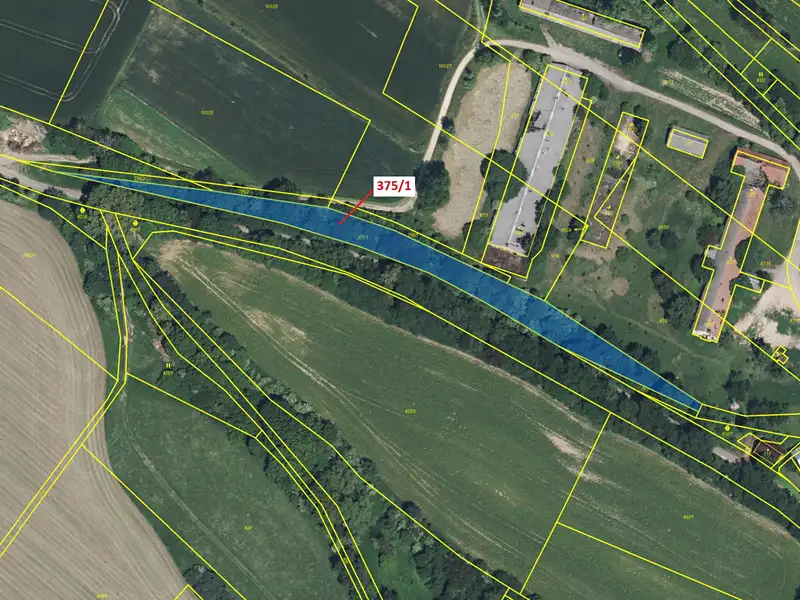 Dražba pozemku 2892 m², Mukařov – náhled fotky 2