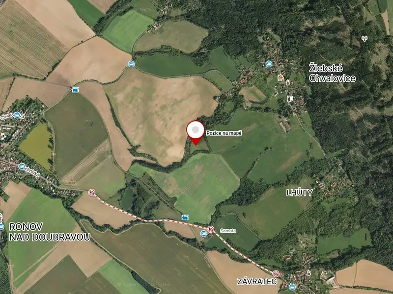 Prodej pole 7584 m², Žlebské Chvalovice – náhled fotky 3