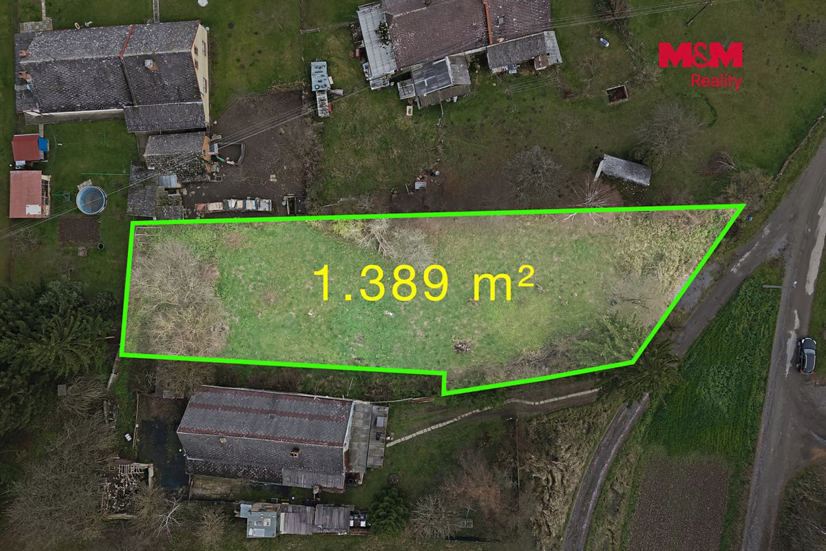 Prodej stavebního pozemku 1389 m² – fotografie 2