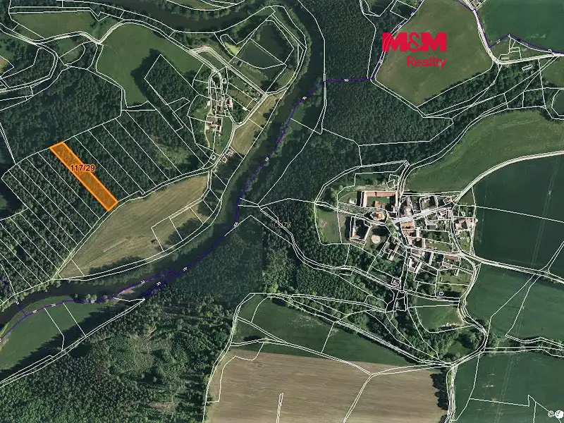 Prodej lesa 4921 m², Zlatá Koruna – náhled fotky 1