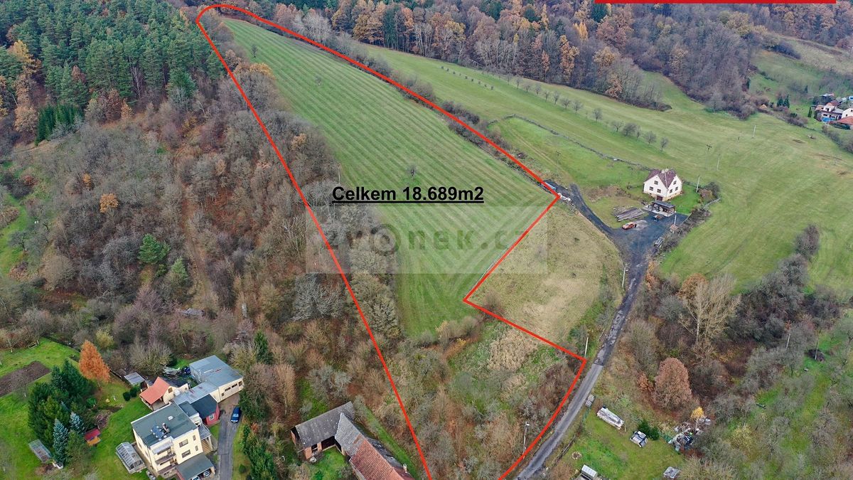Prodej stavebního pozemku 18988 m², Ludkovice – fotka 1 z 3