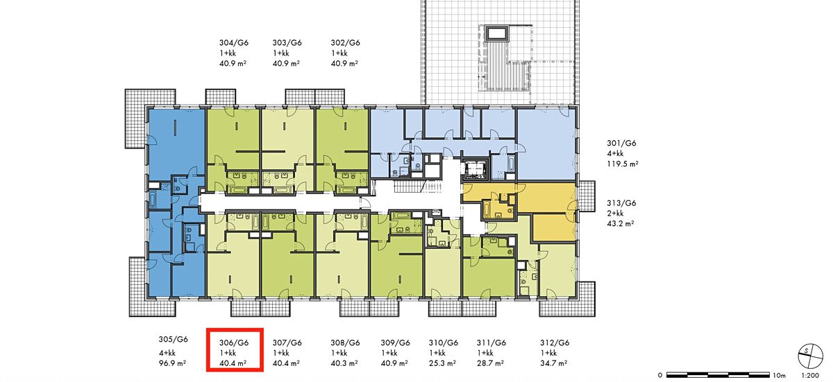 Prodej bytu 1+kk 40 m² – fotografie 3