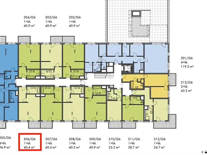 Prodej bytu 1+kk 40 m², Praha – náhled fotky 3