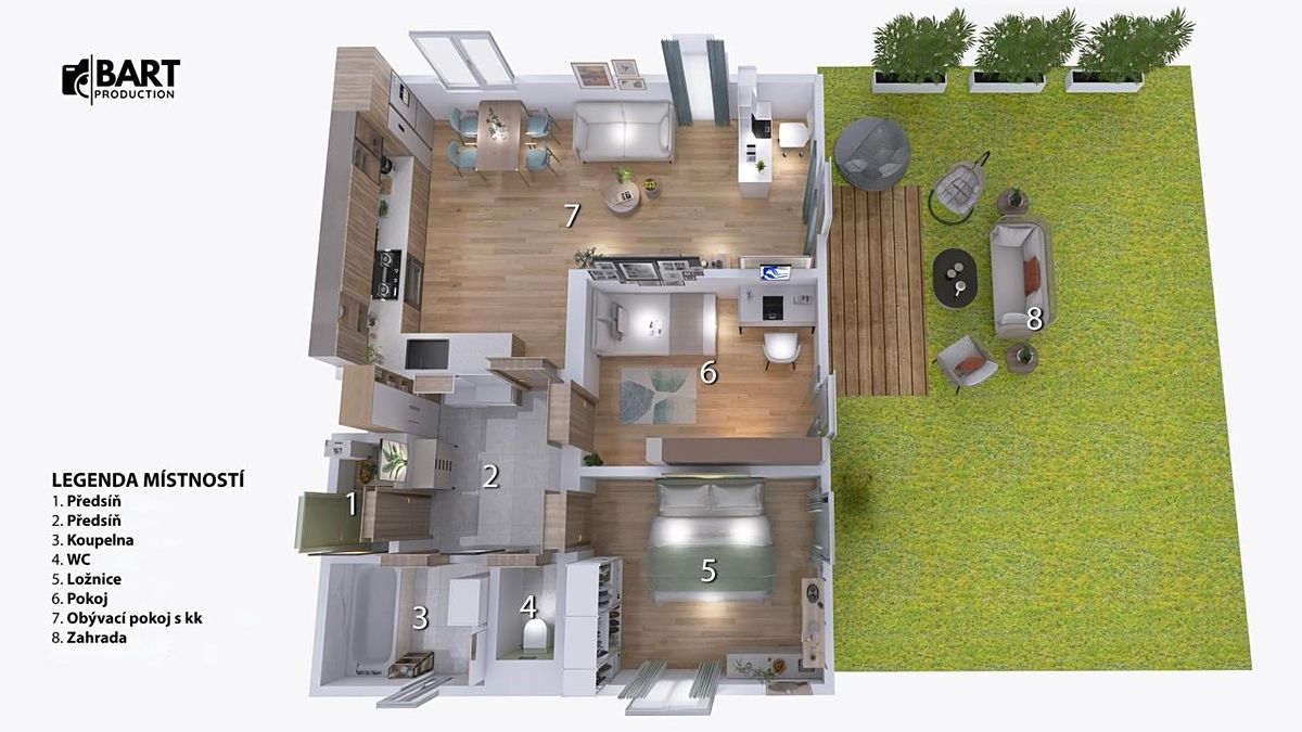 Prodej bytu 3+kk 67 m² – fotografie 4