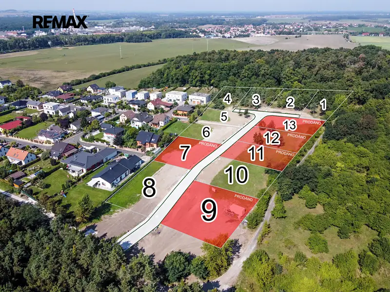 Prodej stavebního pozemku 1061 m², Kolín – náhled fotky 2