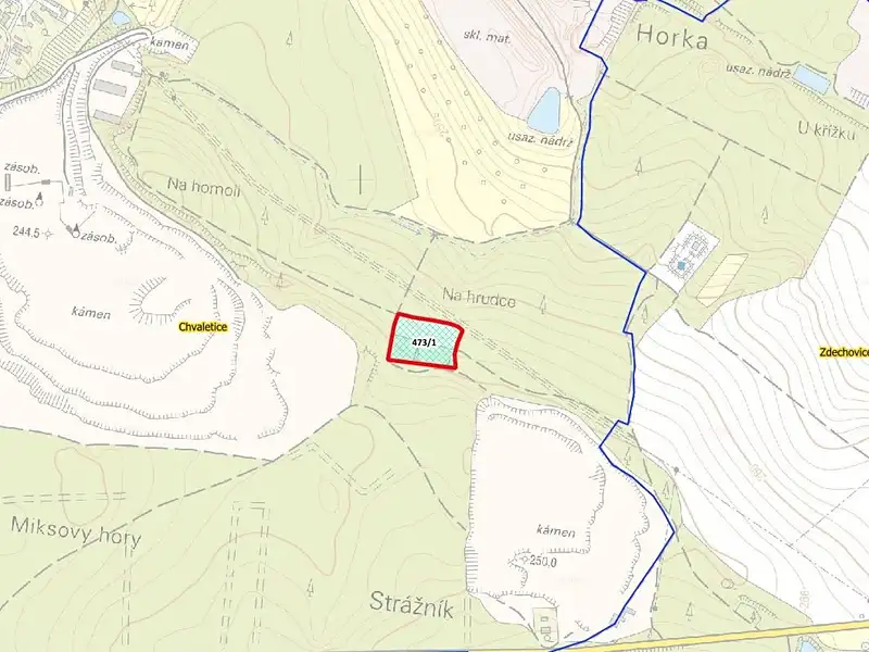 Prodej pole 8571 m², Chvaletice – náhled fotky 3