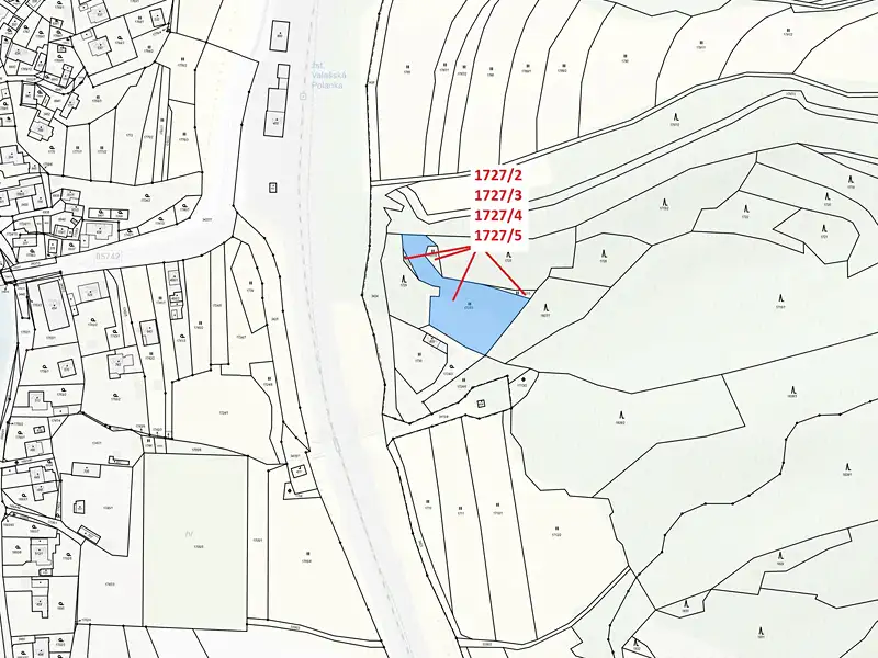 Dražba louky 2295 m², Valašská Polanka – náhled fotky 3
