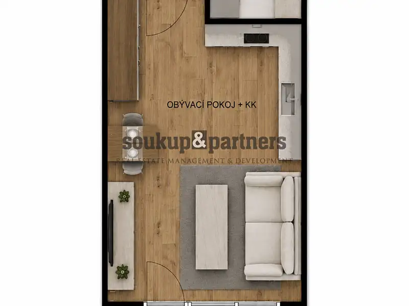 Prodej bytu 1+kk 24 m², Praha – náhled fotky 3