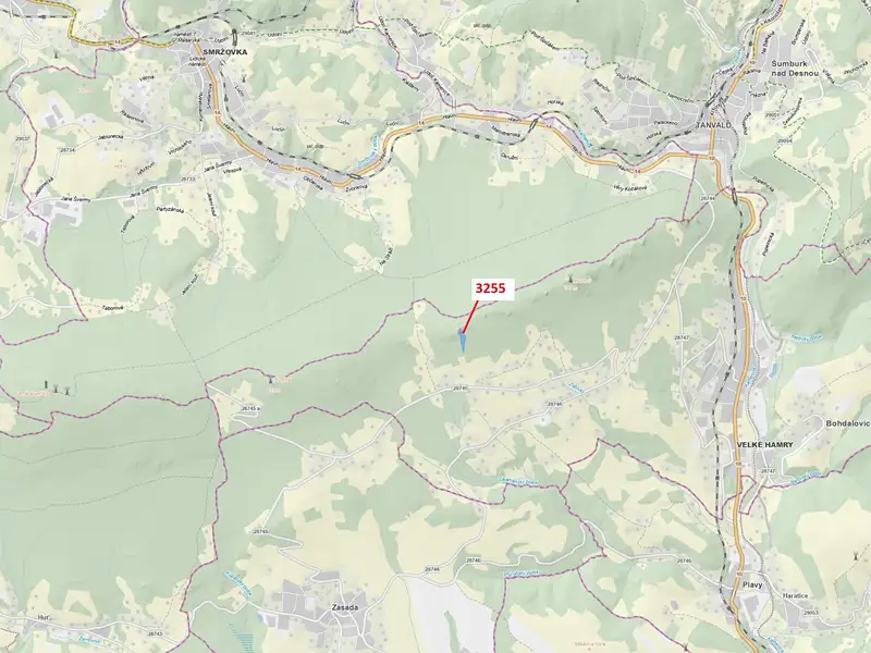 Dražba lesa 6125 m², Velké Hamry – náhled fotky 1